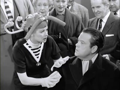 Still from Lucy Meets Orson Welles