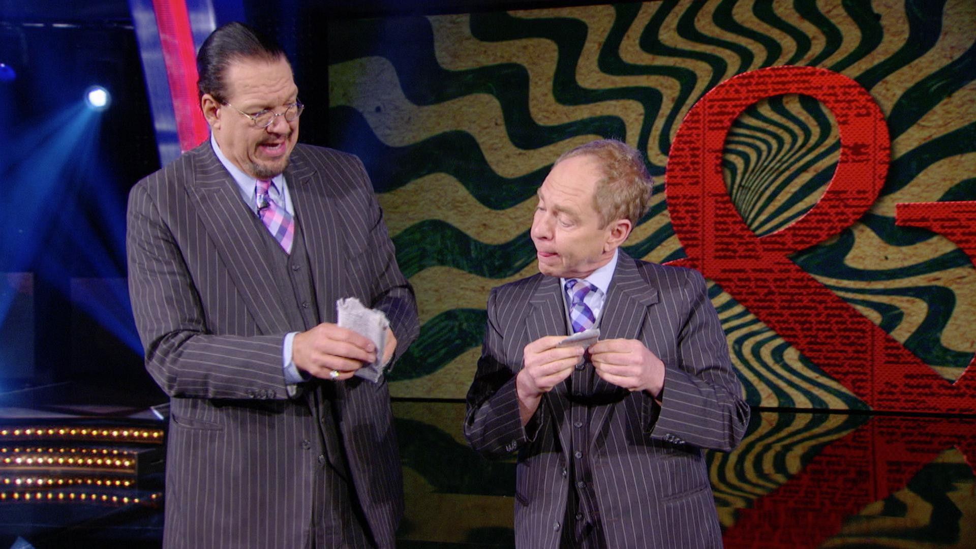 Still from Penn and Teller Rip for Your  Pleasure