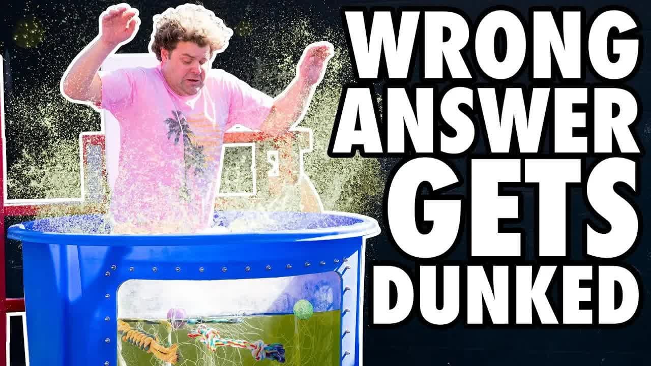 Still from Dirty Water Dunk Tank Challenge