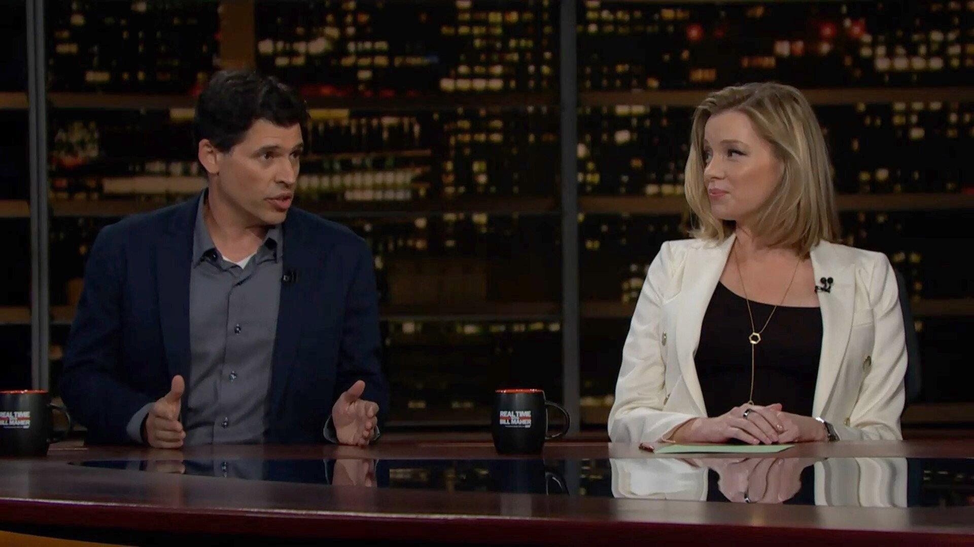 Still from March 18, 2022: Ernest Moniz, Kristen Soltis Anderson, Max Brooks