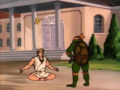 Still from Michaelangelo Meets Bugman Again