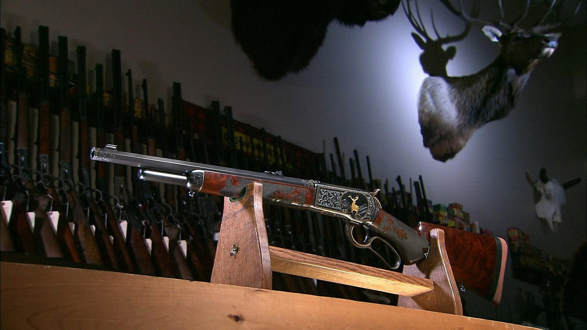 Still from Automatic Sliding Doors, Gin, Firearms Restoration