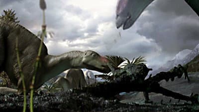 Still from Arctic Dinosaurs