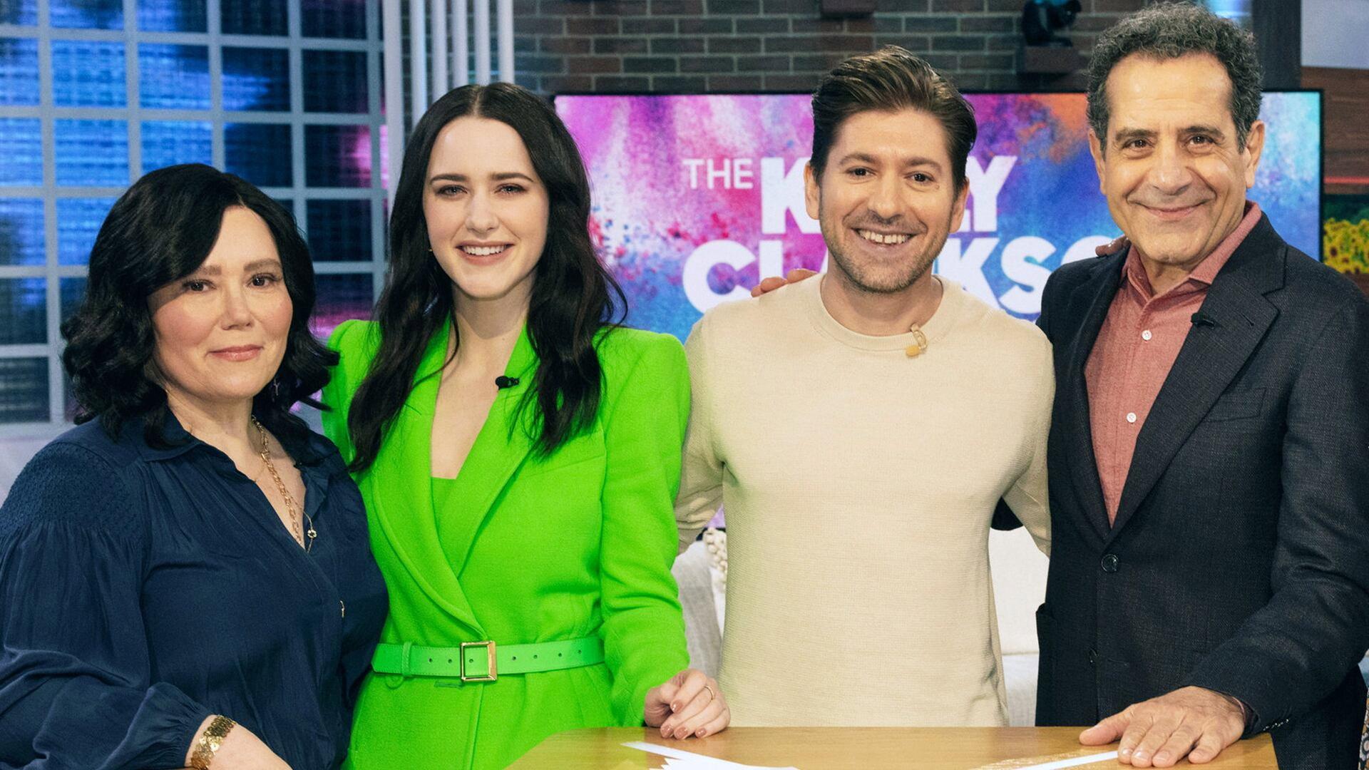 Still from Rachel Brosnahan and The Marvelous Mrs. Maisel Cast
