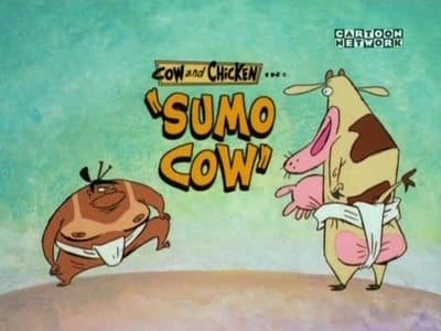 Still from Sumo Cow