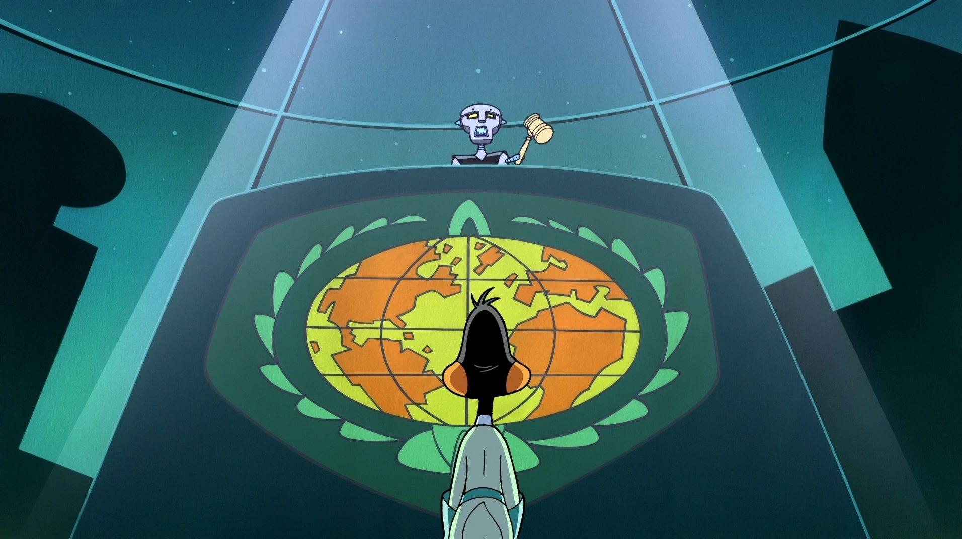 Still from The Trial of Duck Dodgers