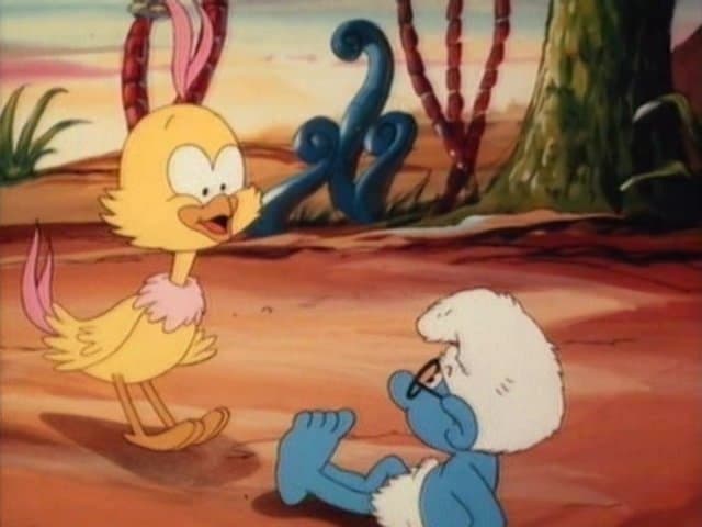 Still from Cave Smurfs