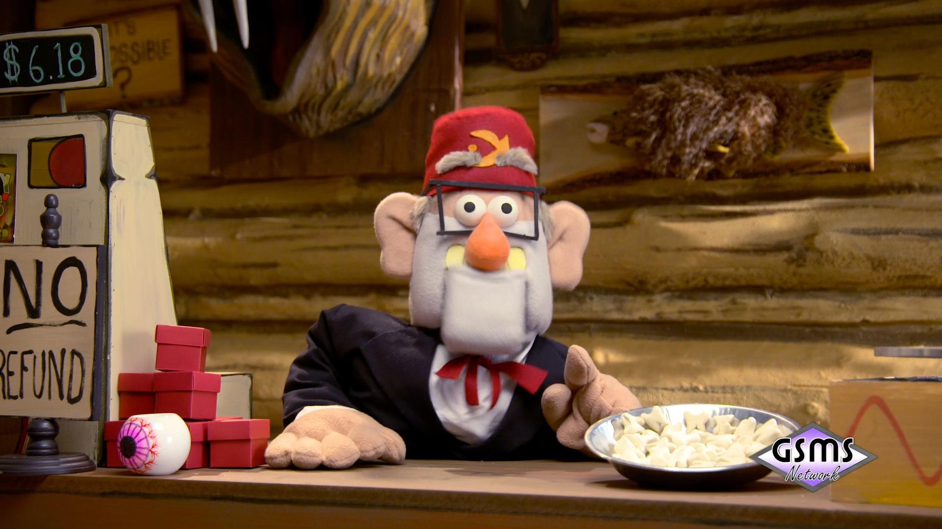 Still from Shop at Home with Mr. Mystery - Deer Teeth