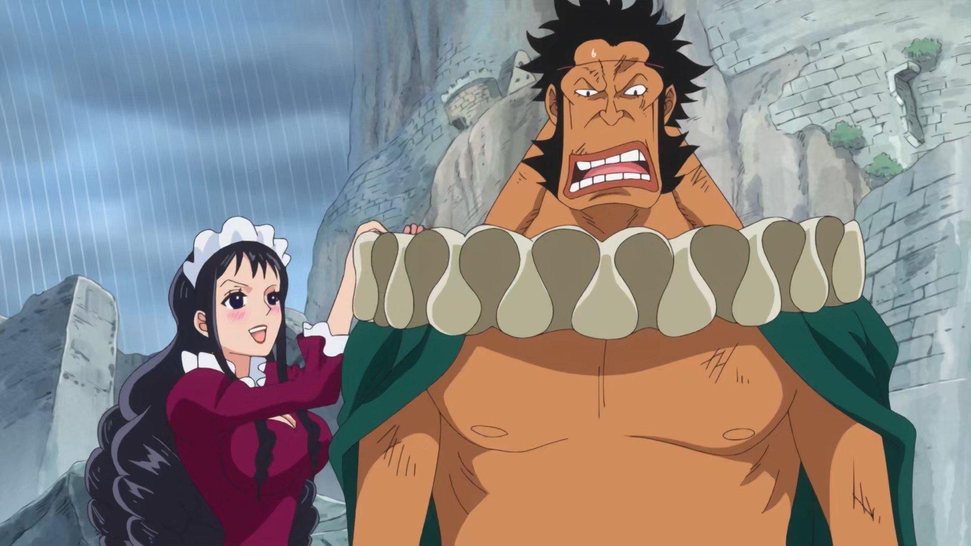 Still from The Battle of Love! The New Leader Sai vs. Baby 5!