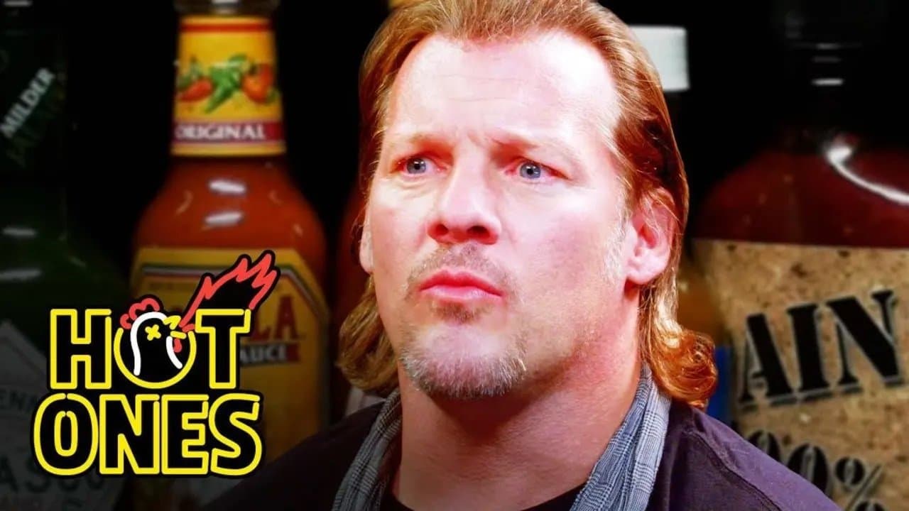 Still from Chris Jericho Gets Body Slammed by Spicy Wings