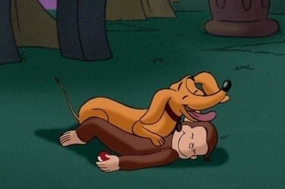 Still from Curious George Finds His Way