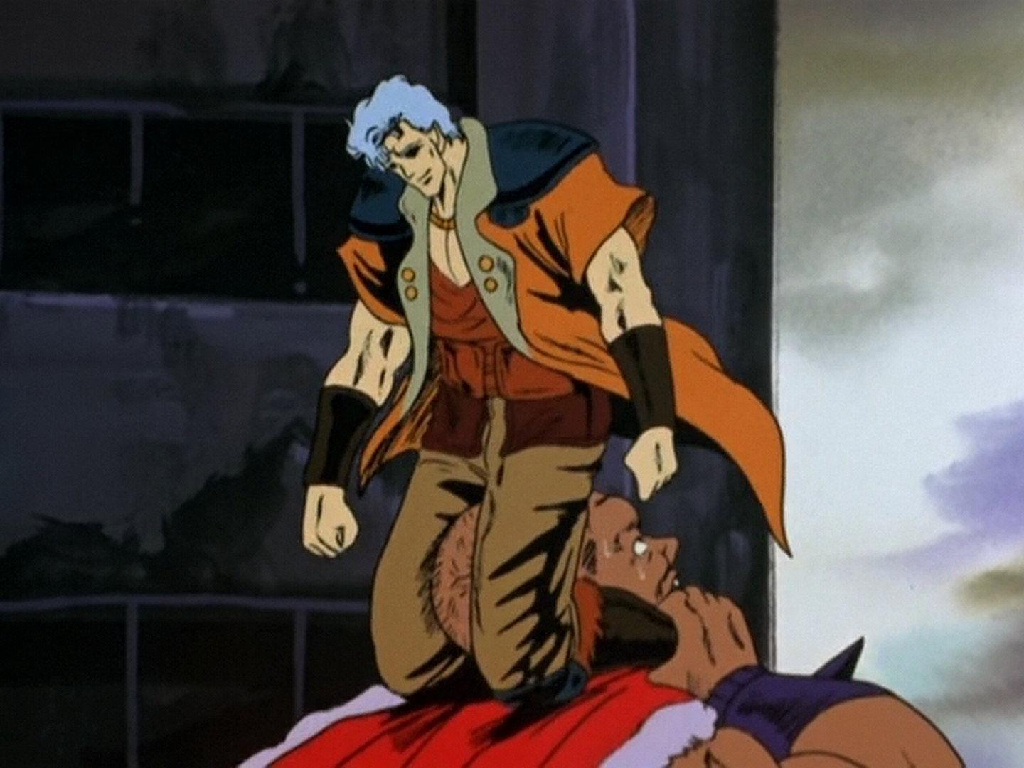Still from The Crisis is Near! Ken, Destiny Awaits at the Capital of the South Star!!