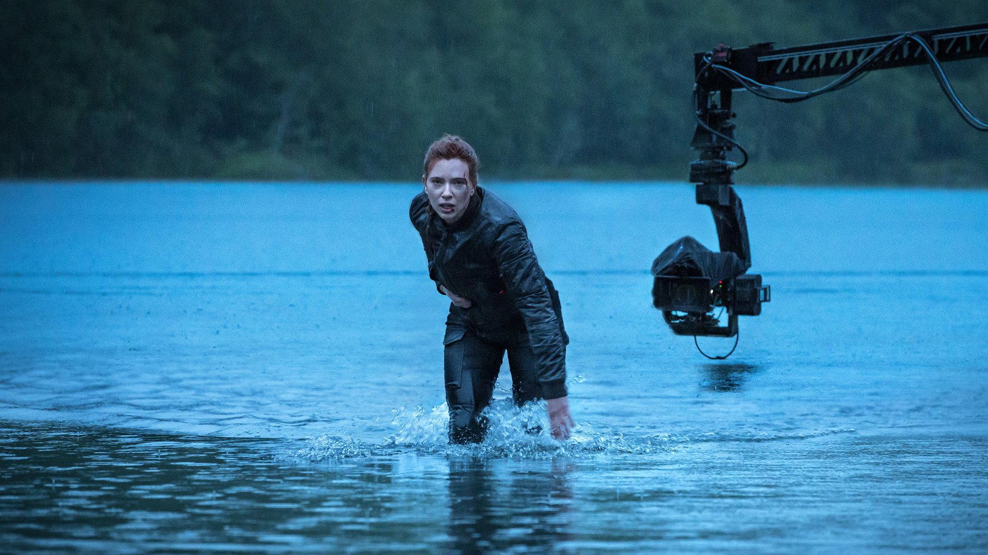 Still from The Making of Black Widow