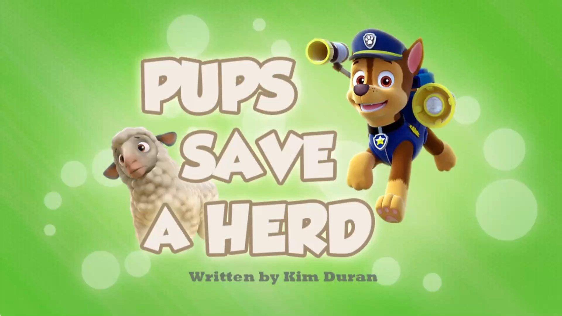 Still from Pups Save a Herd