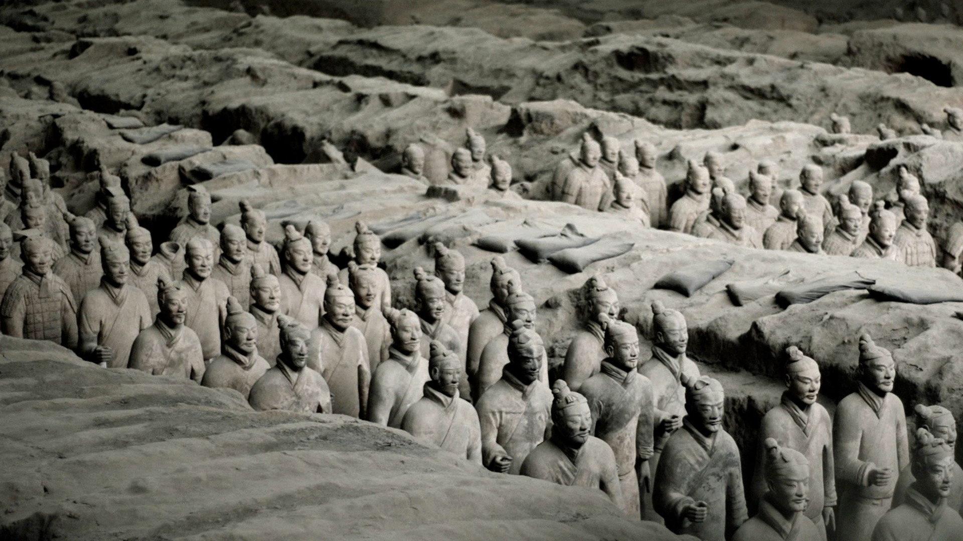 Still from Mysterious Tombs