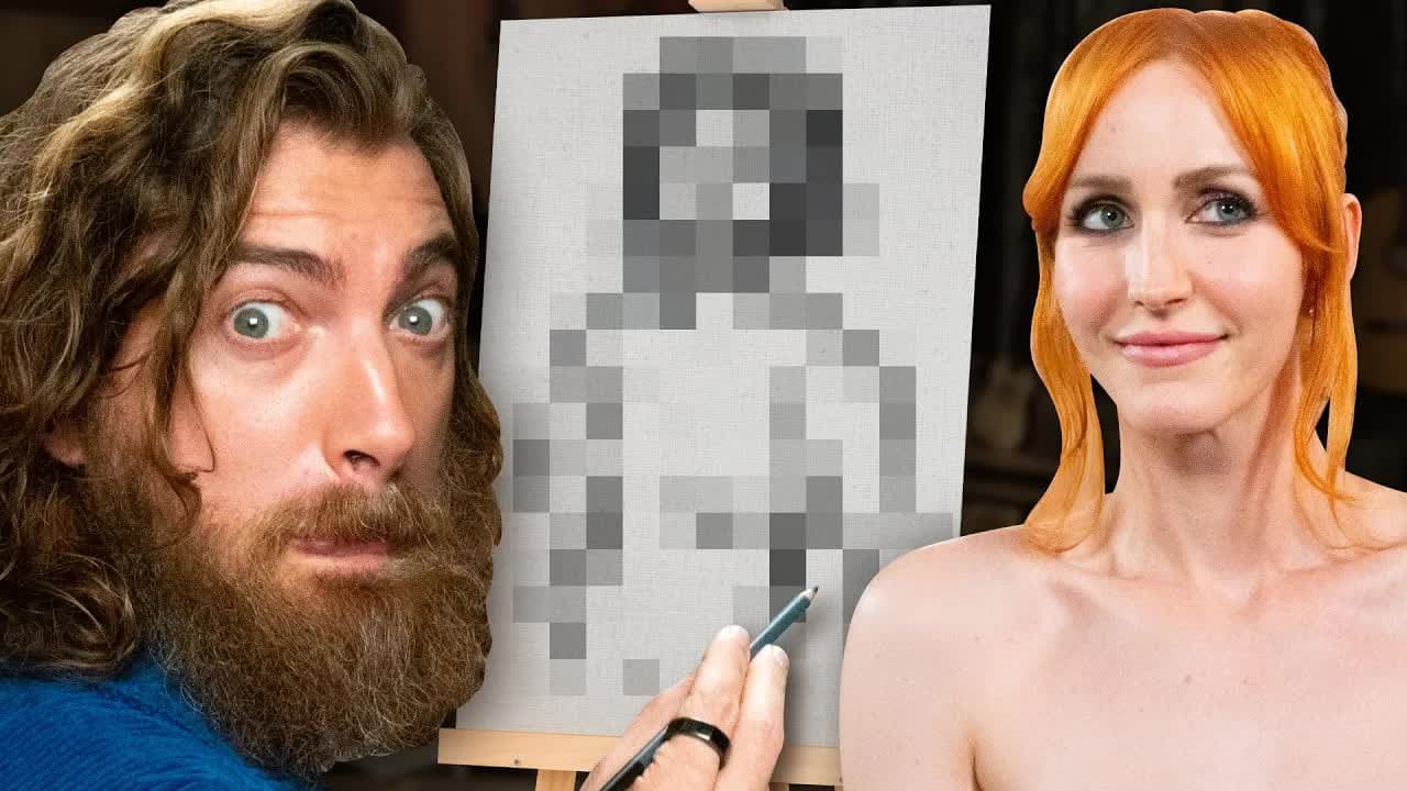 Still from We Sketch A Live Nude Model
