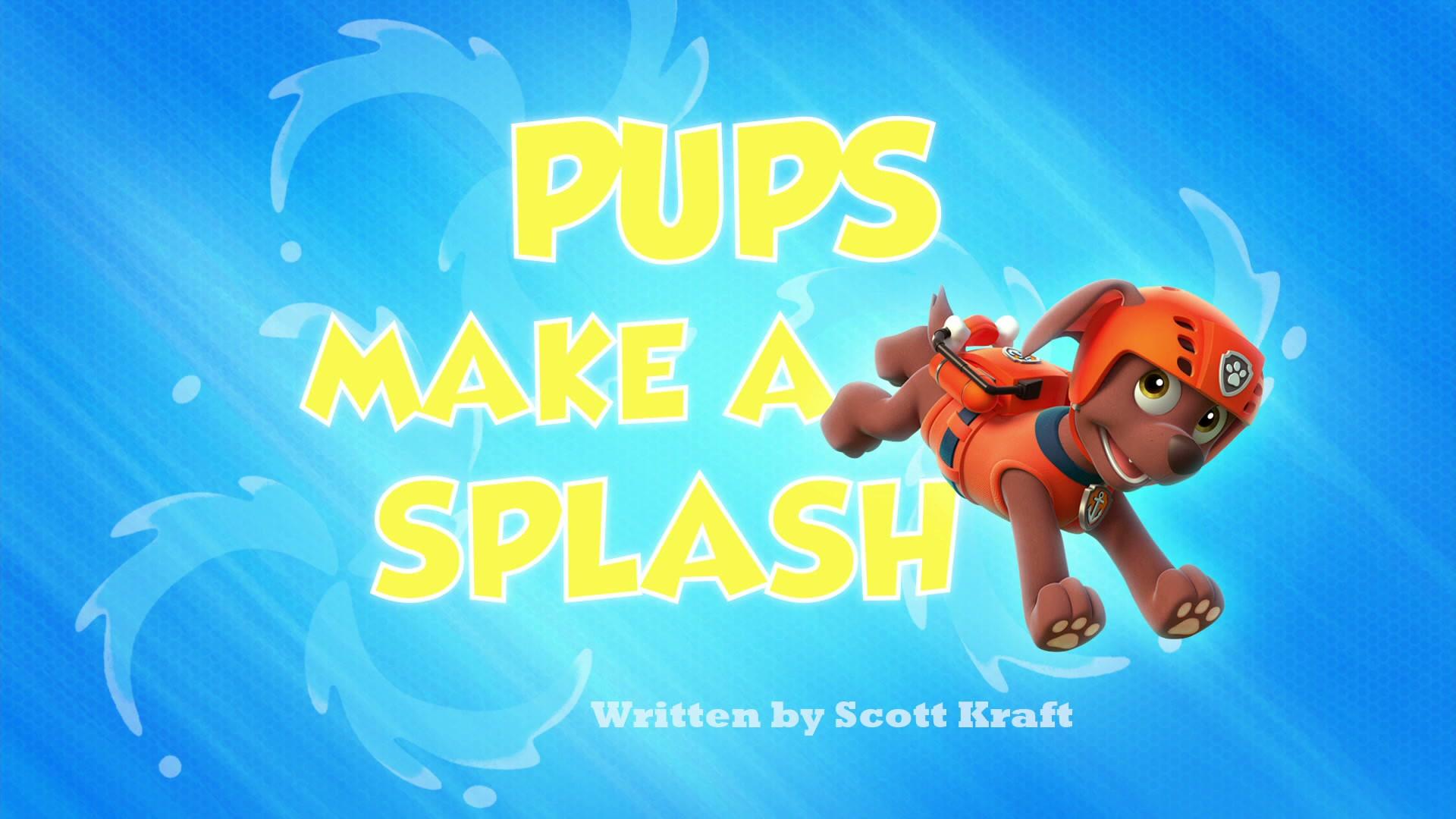 Still from Pups Make a Splash