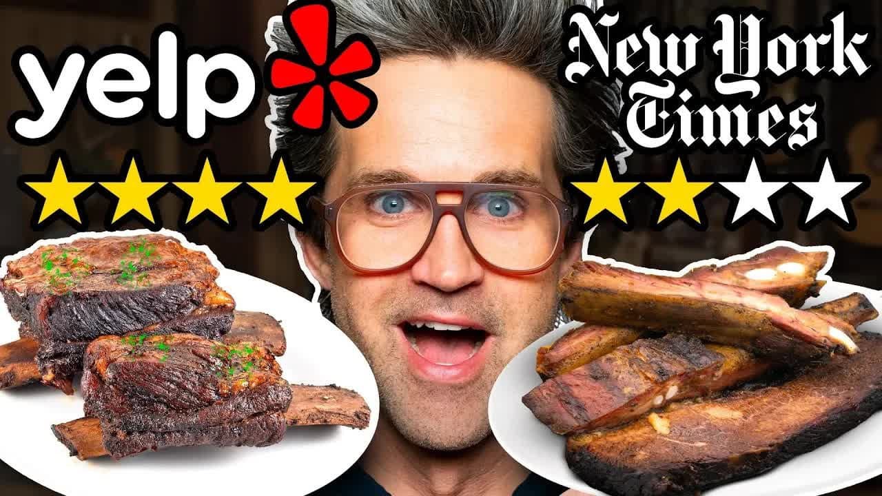 Still from Yelp Review vs. Food Critic Taste Test