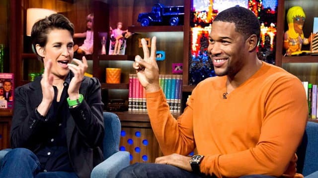 Still from Michael Strahan & Rachel Maddow
