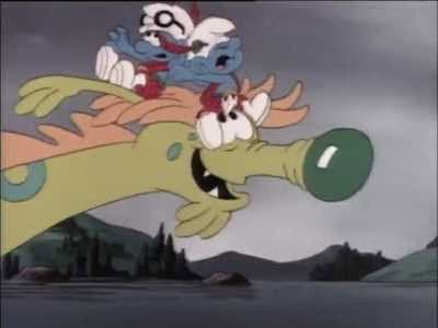 Still from Hefty Sees a Serpent