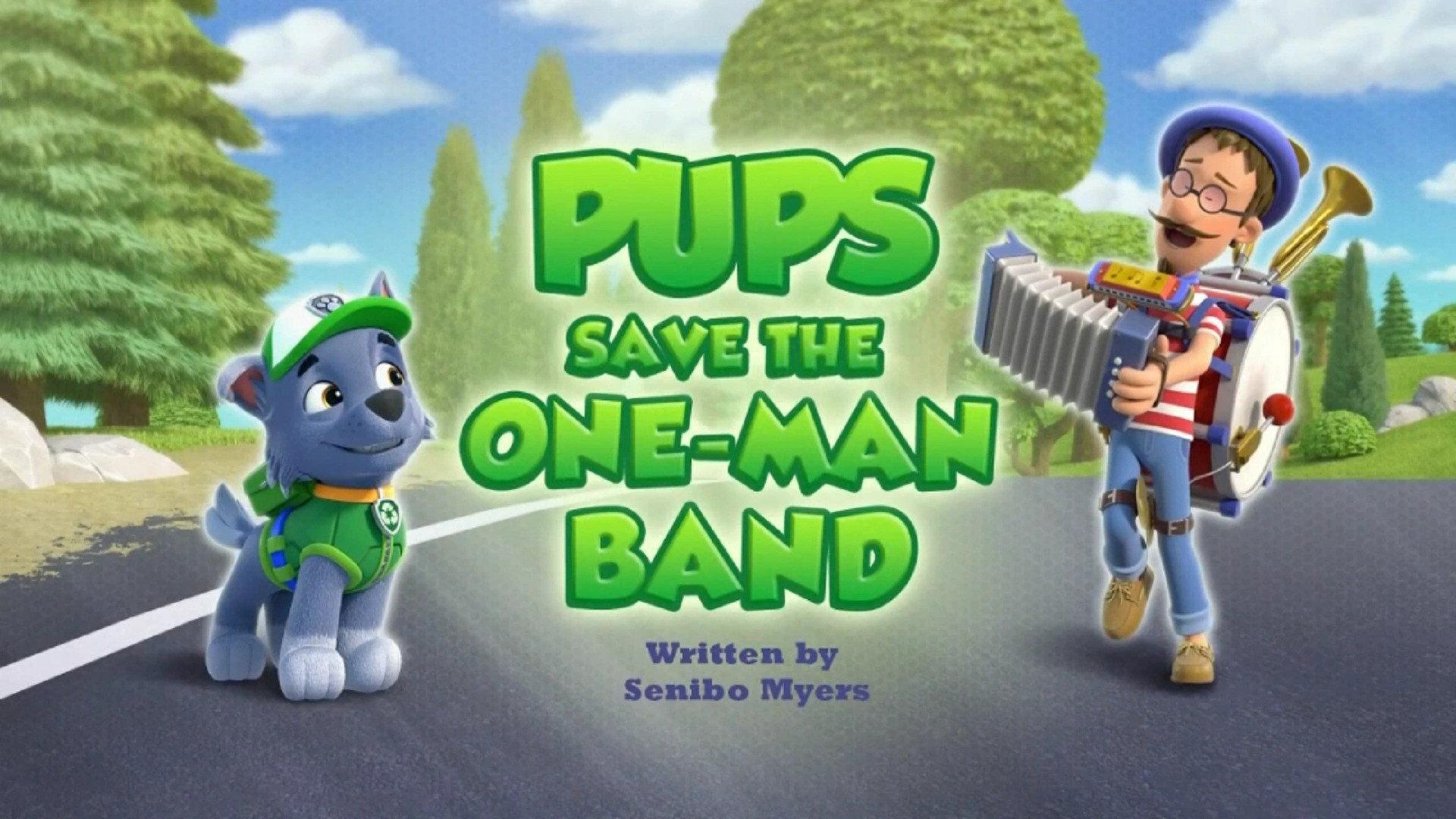 Still from Pups Save the One-Man Band