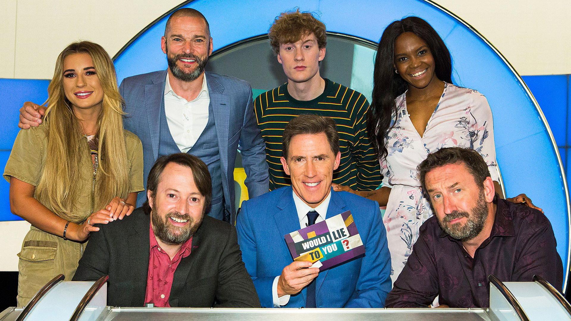 Still from Dani Dyer, Fred Sirieix, James Acaster and Oti Mabuse
