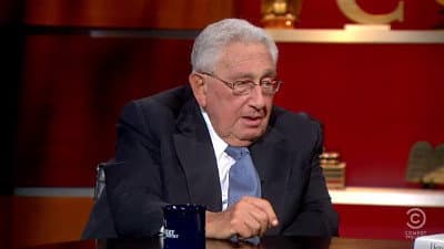Still from Henry Kissinger