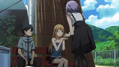 Still from Kinako-bou, Namaiki Beer, and... / Fue Ramune, Menko, and...