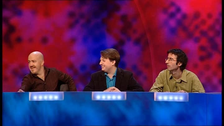 Still from Sandi Toksvig, David Mitchell, John Oliver, Andy Parsons