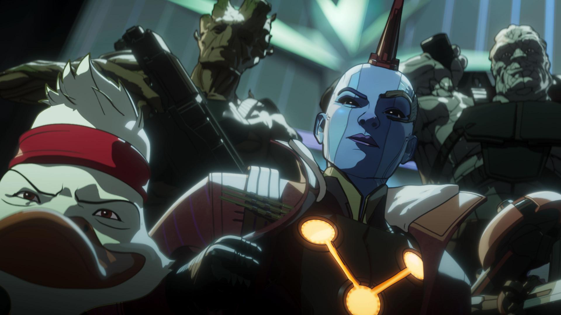 Still from What If... Nebula Joined the Nova Corps?