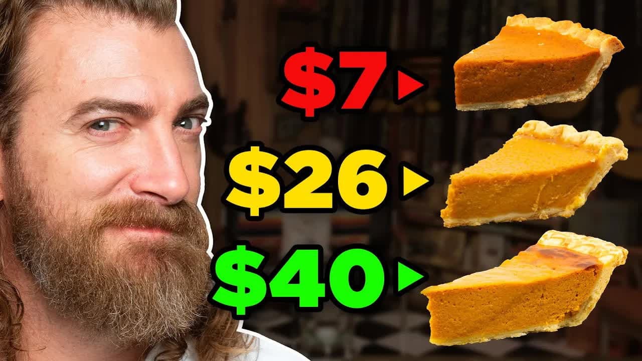 Still from Frozen vs. Fast vs. Fancy Food Taste Test