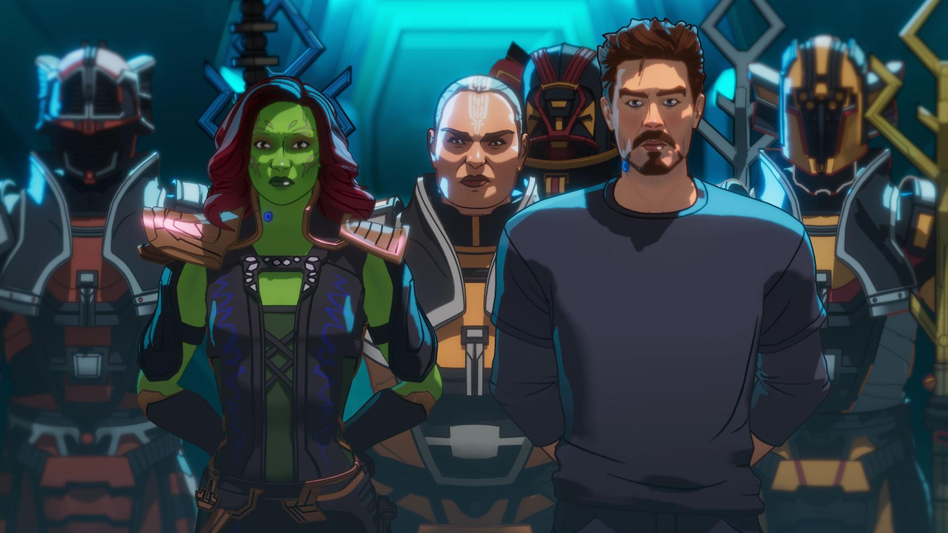 Still from What If... Iron Man Crashed Into the Grandmaster?