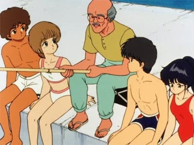Still from Madoka's Challenge! The Haunted Beach Big Wave Legend