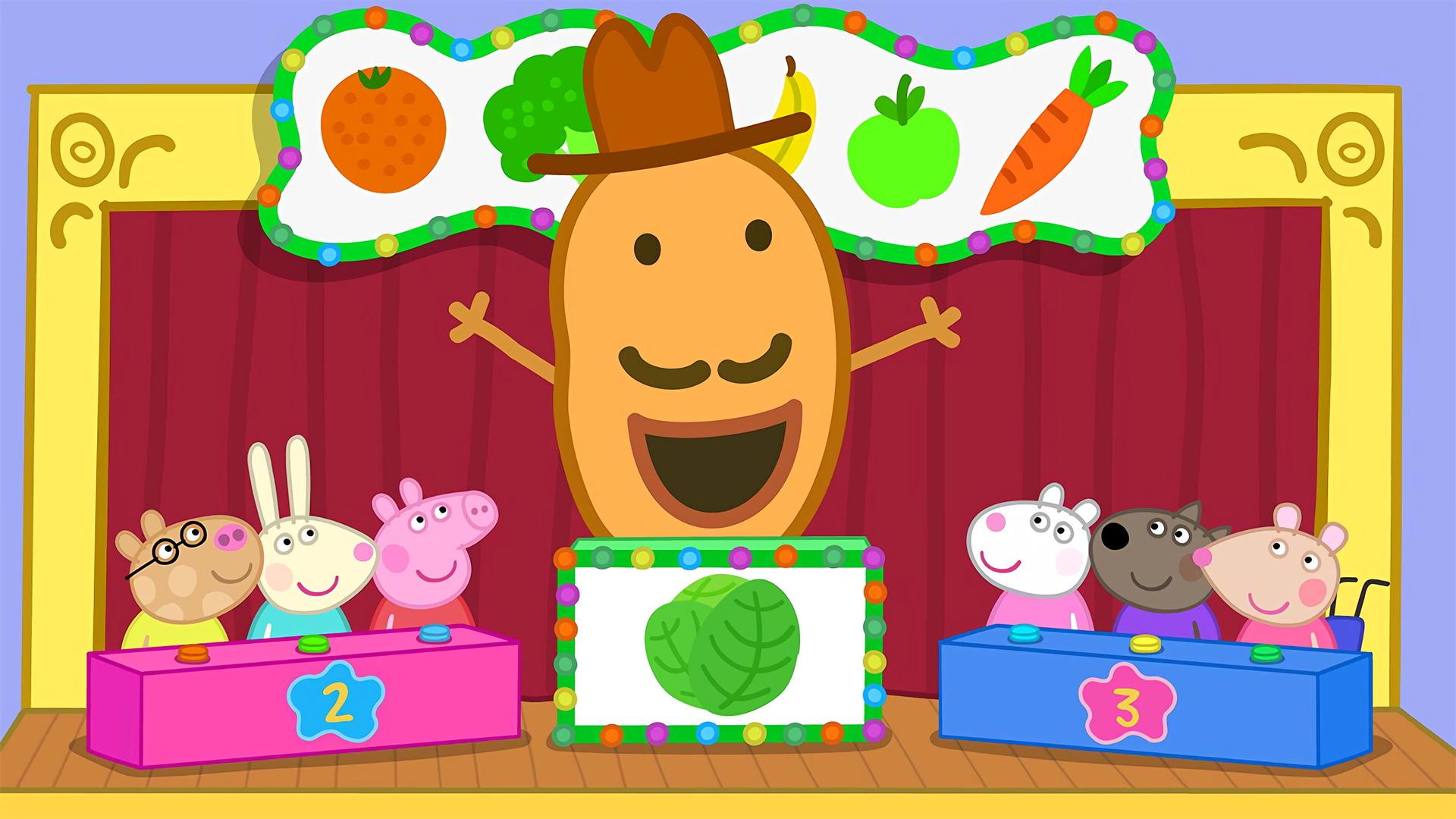 Still from Mr Potato's Fruit and Vegetable Quiz