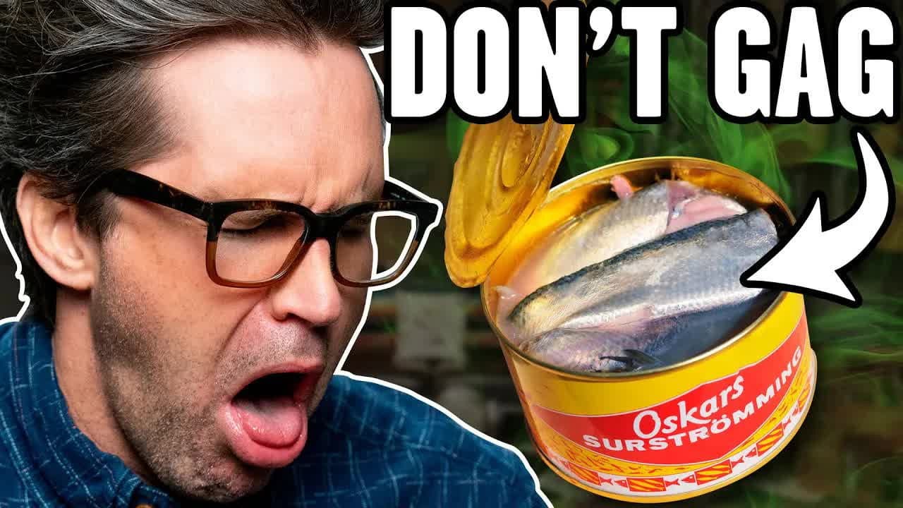 Still from Try Not To Gag Challenge
