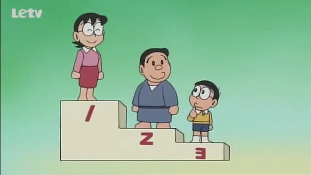 Still from Nobita no Heya, Kashimasu Yojigen Tatemashi Block