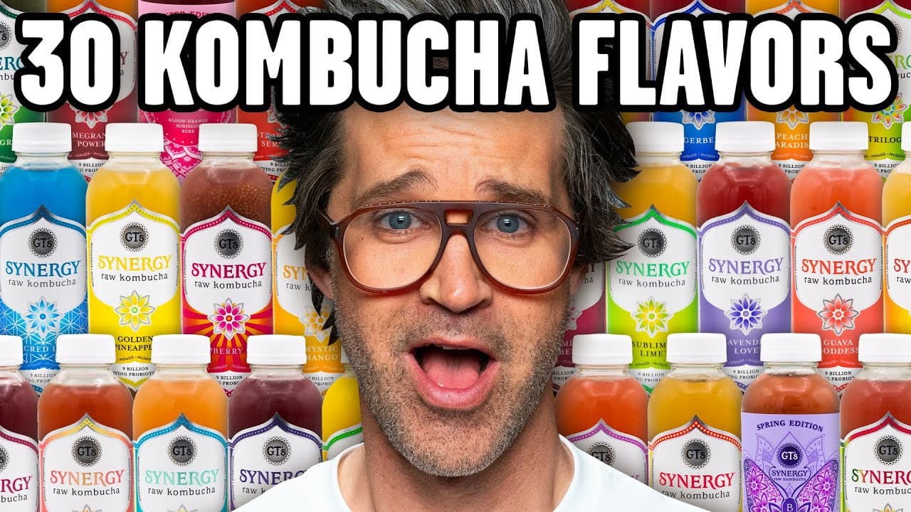 Still from We Tried EVERY Kombucha Flavor