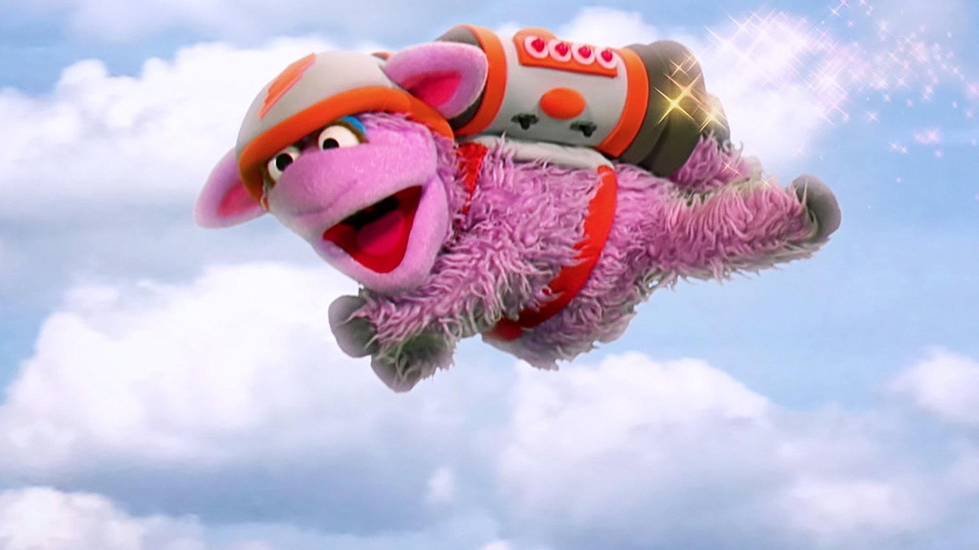 Still from Sheep in a Jet Pack