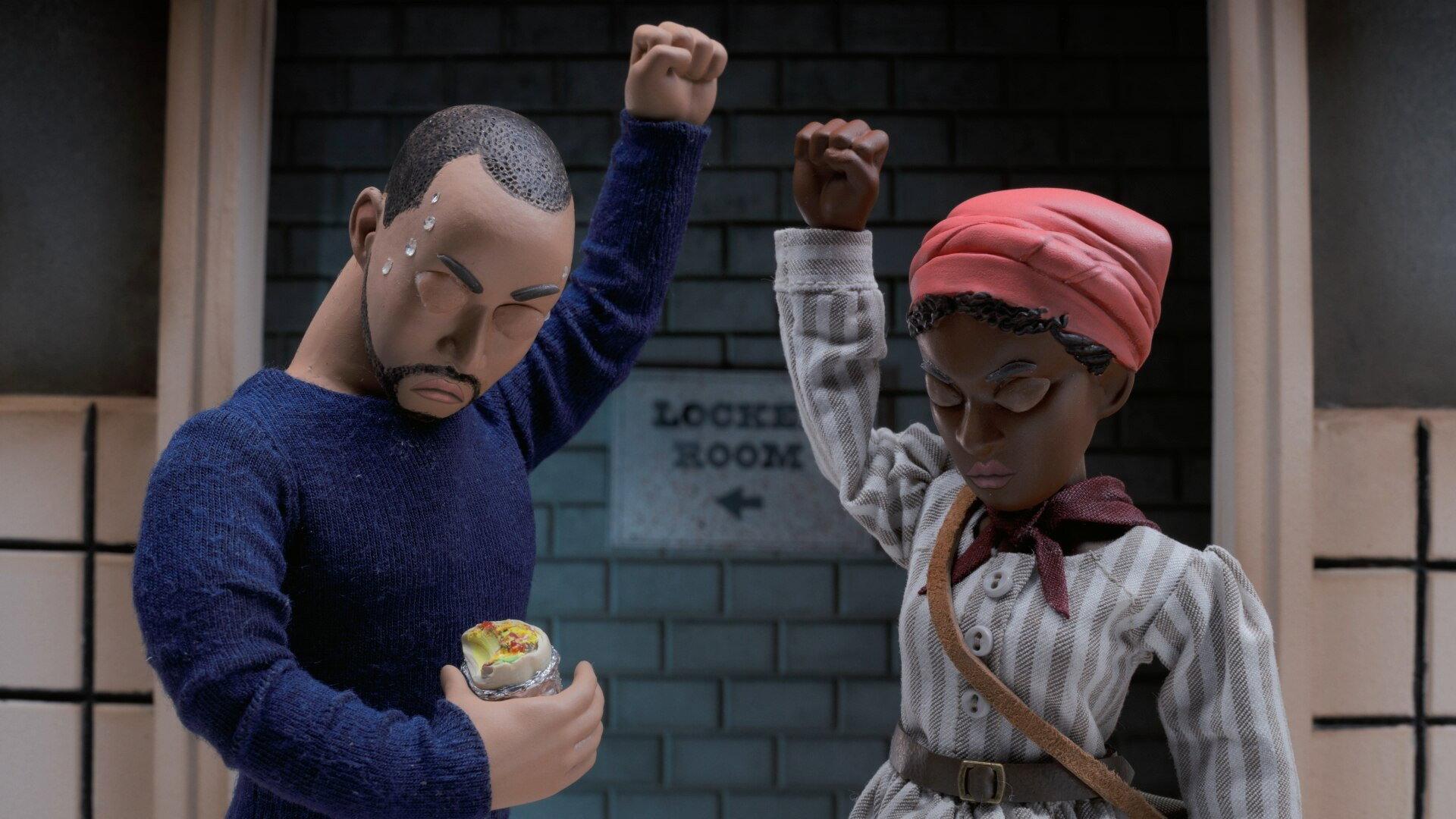 Still from Alabama Jackson Inspires Olympic Protest