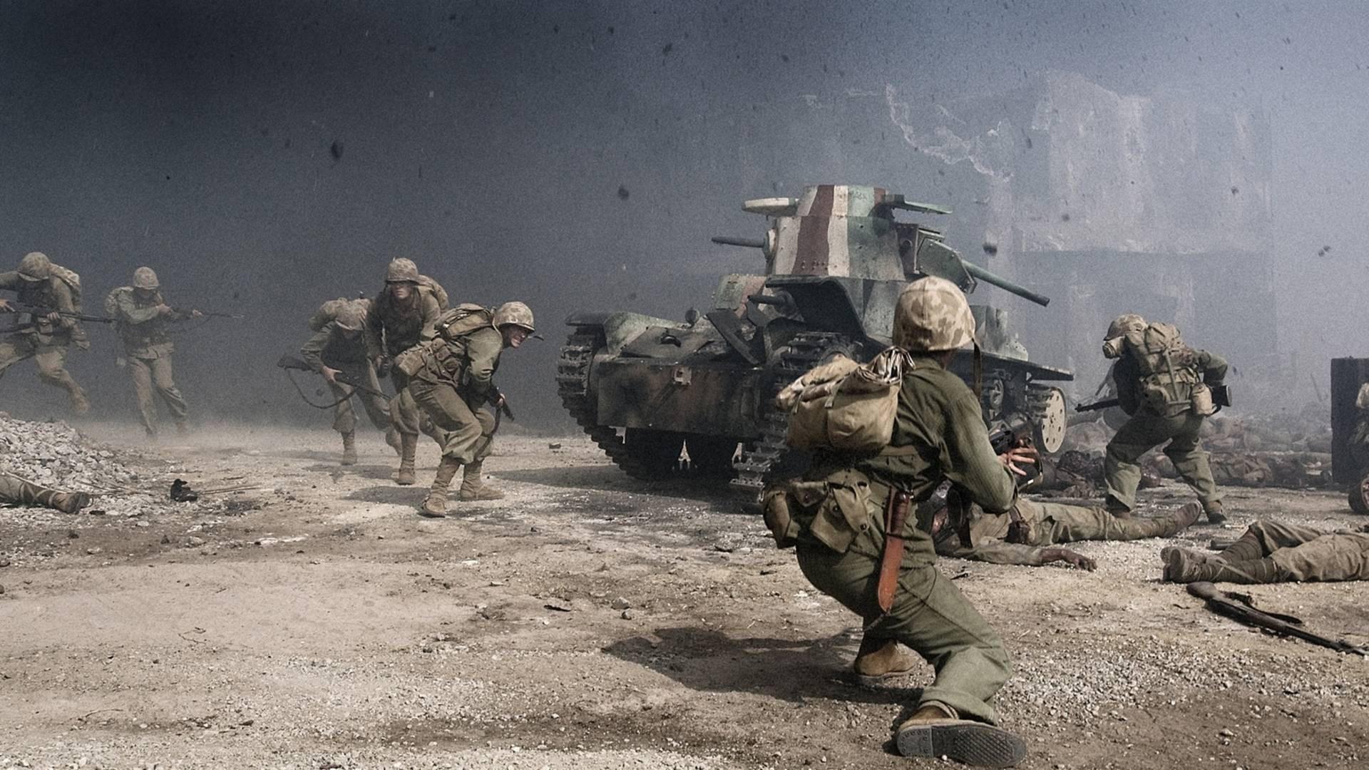 Still from Peleliu Landing