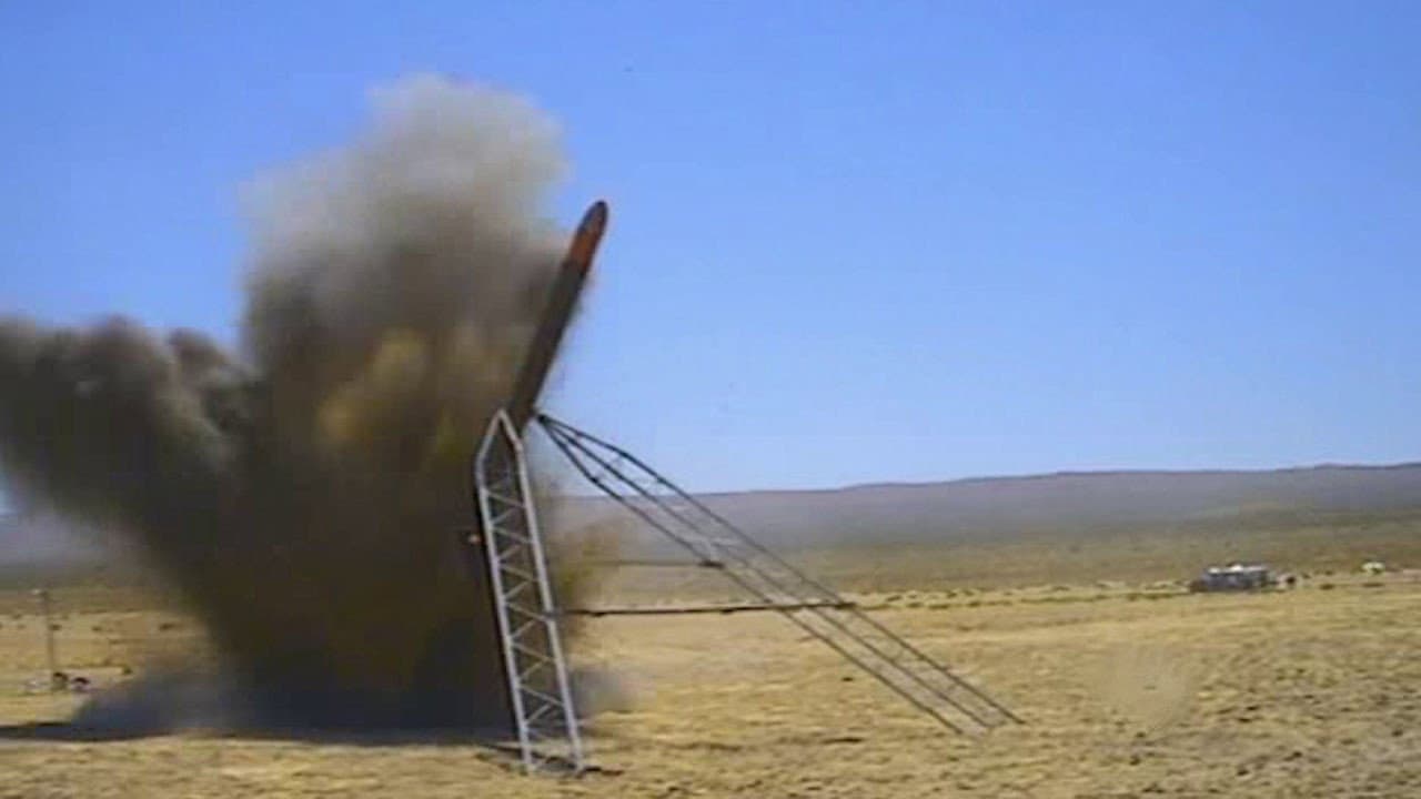 Still from Confederate Rocket