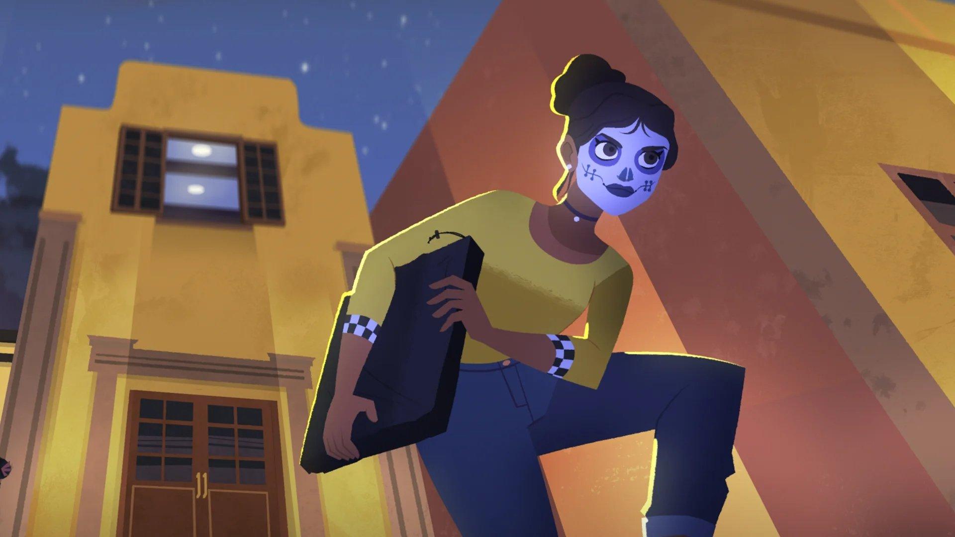 Still from The Day of the Dead Caper