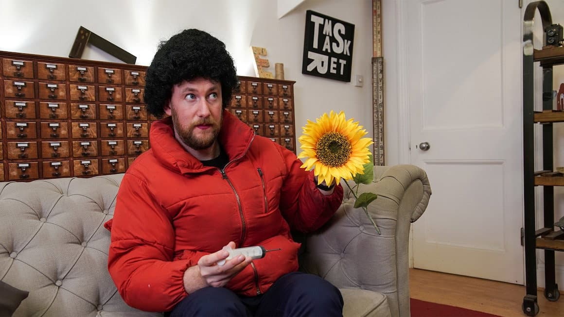 Still from Hollowing Out a Baguette