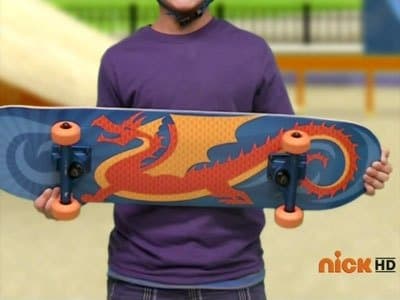 Still from The Boy With the Dragon Skateboard