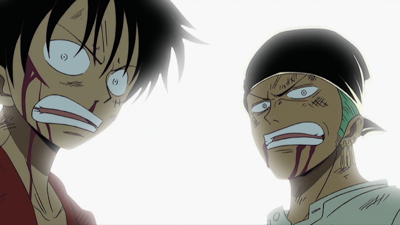 Still from All Out Battle! Luffy vs. Zoro, Mysterious Grand Duel!