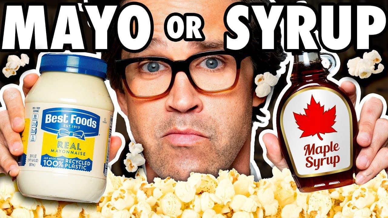 Still from Is Anything Better Than Butter on Popcorn? (Taste Test)