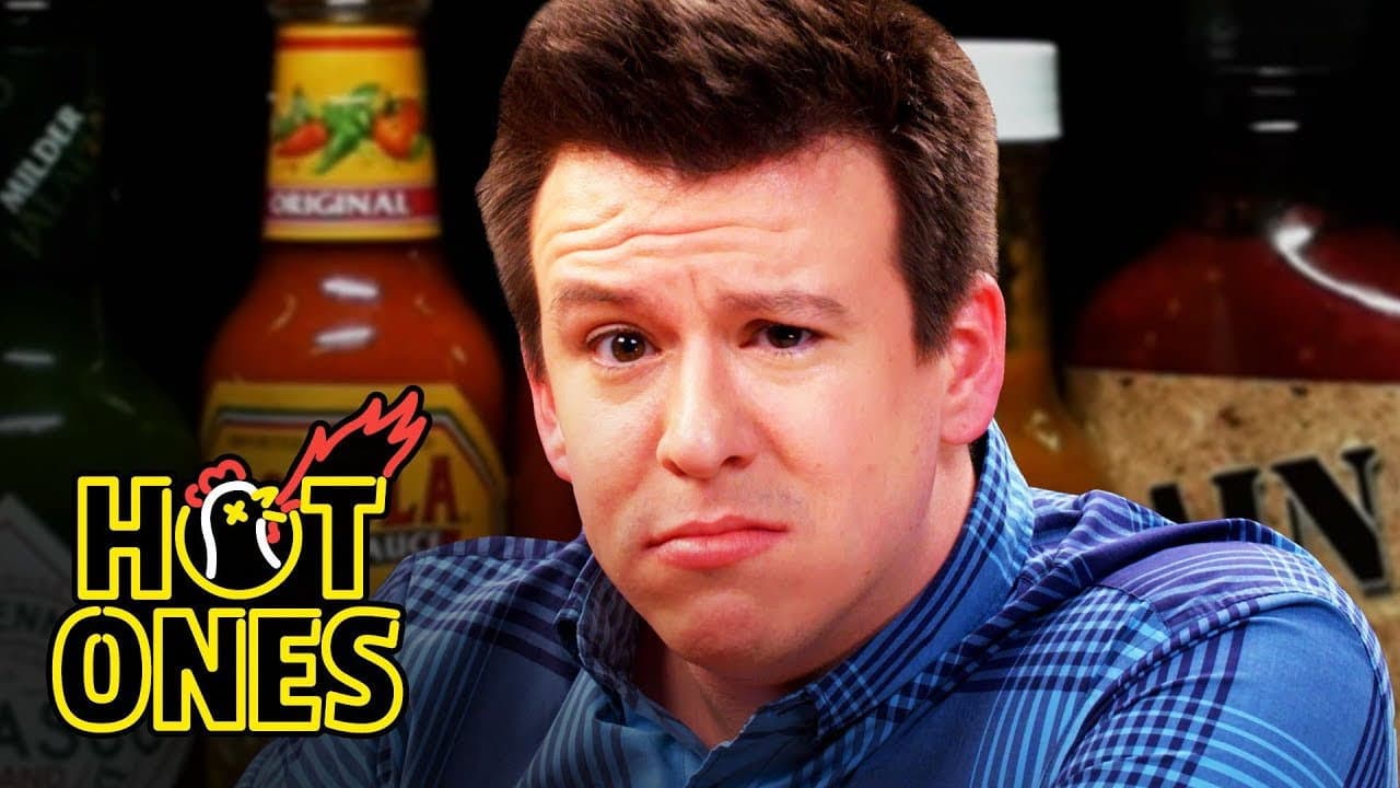 Still from Philip DeFranco Sets a YouTube Record While Eating Spicy Wings