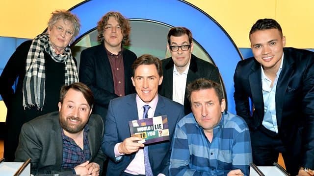 Still from Alan Davies, Richard Osman, Professor Germaine Greer, Jermaine Jenas