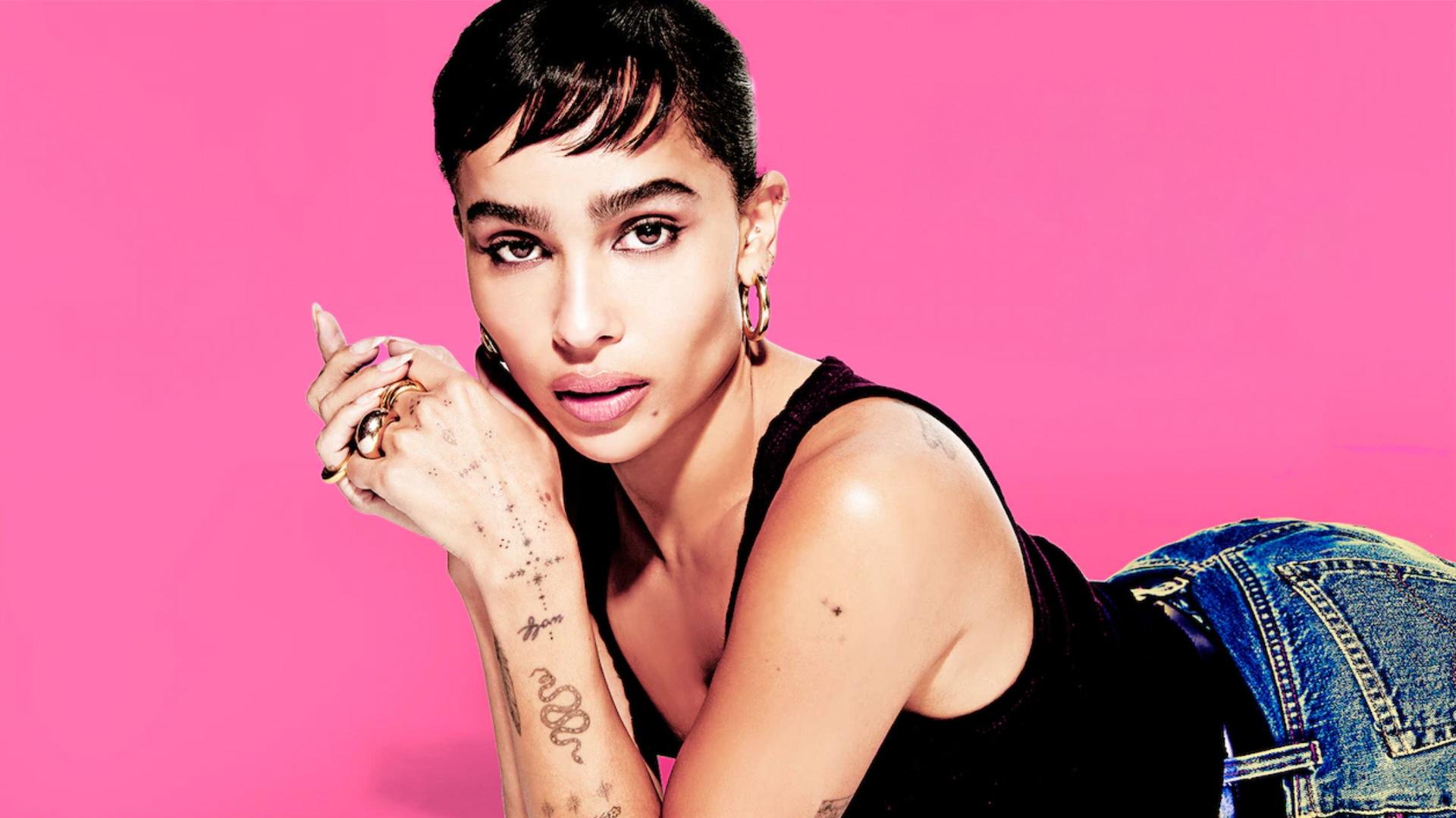 Still from Zoë Kravitz with Rosalía
