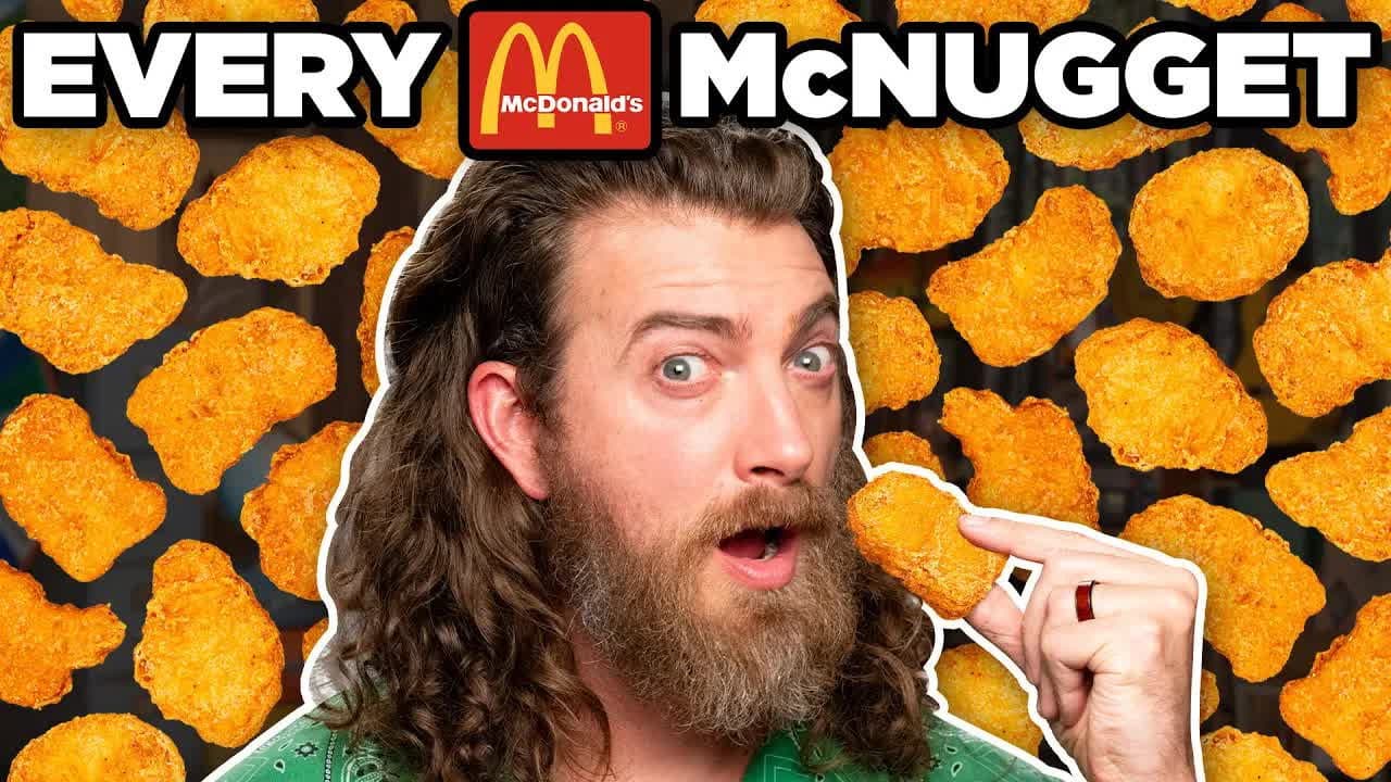 Still from We Try EVERY McDonald's McNugget